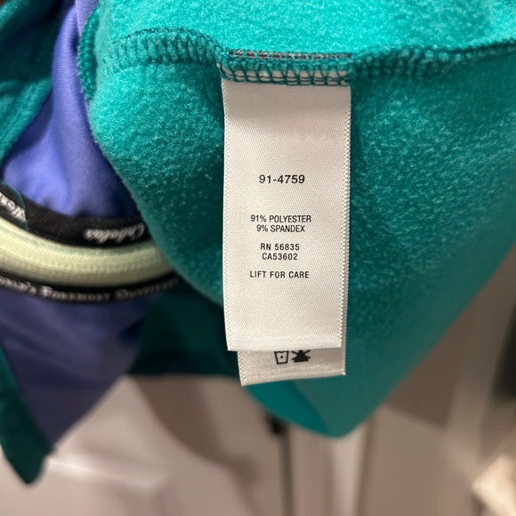 Women’s Cabelas Hoodie Full Zip Hoodie Green Medium - Picture 5 of 11